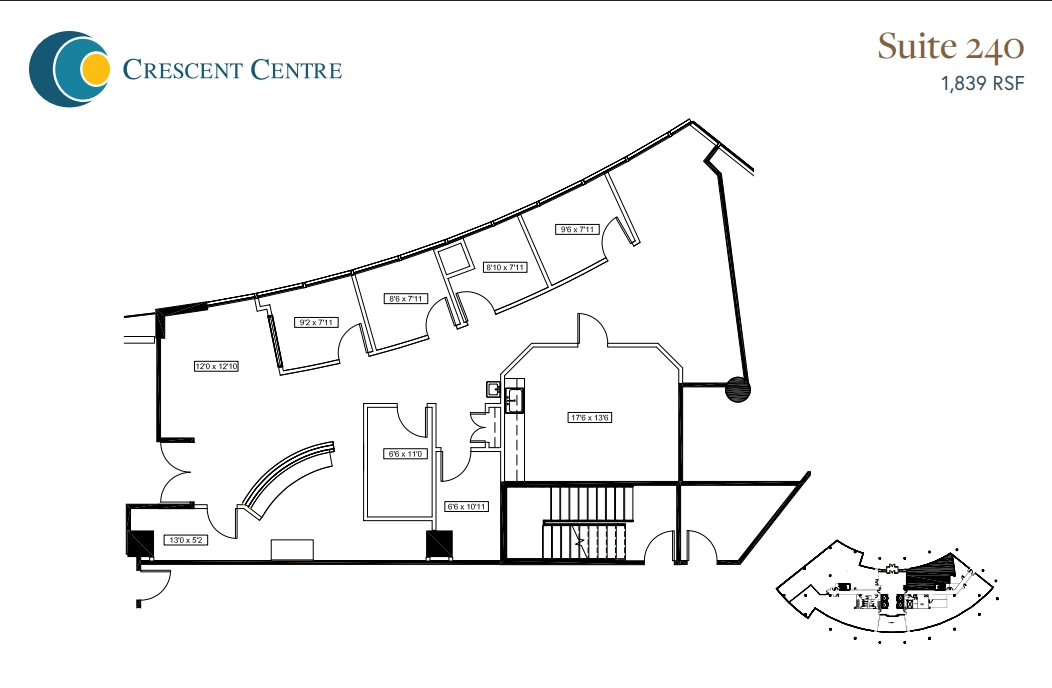 100 Crescent Centre Pky, Tucker, GA for lease Floor Plan- Image 1 of 1
