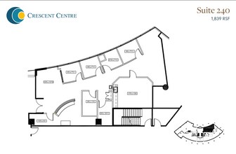 100 Crescent Centre Pky, Tucker, GA for lease Floor Plan- Image 1 of 1