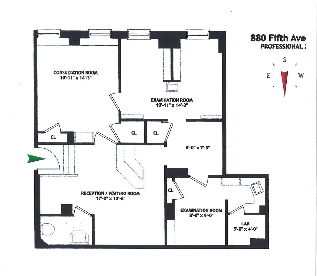 1 E 69th St, New York, NY 10021 - Unit 1 -  - Floor Plan - Image 1 of 8