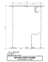 6910 NE Loop 410, San Antonio, TX for lease Floor Plan- Image 1 of 1