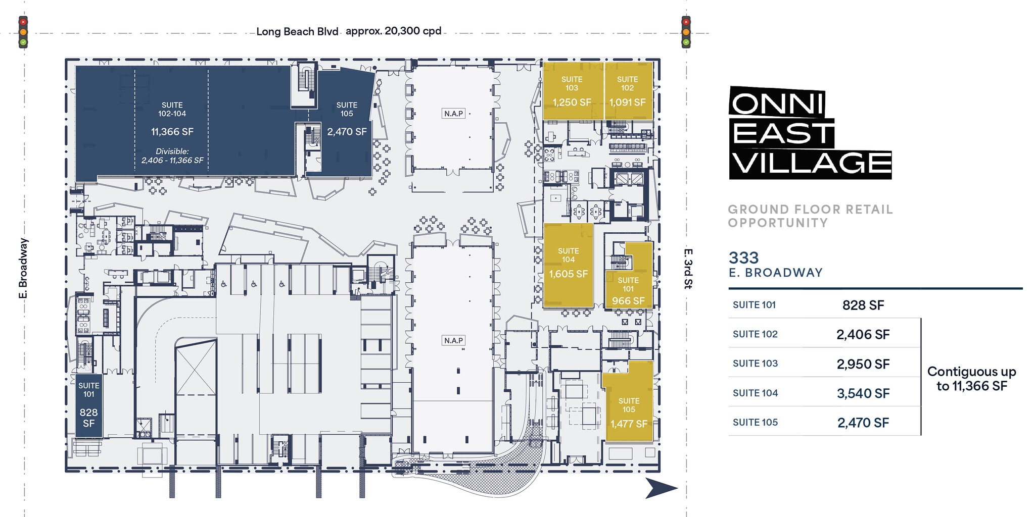 330 E 3rd St, Long Beach, CA for lease Site Plan- Image 1 of 1