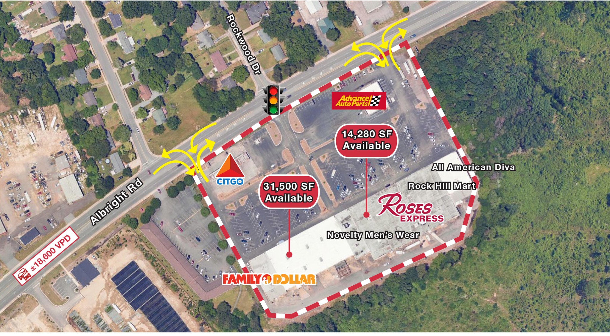 721-809 Albright Rd, Rock Hill, SC for lease Primary Photo- Image 1 of 5