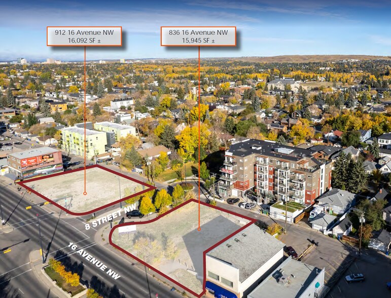 912 16 Ave, Calgary, AB for sale - Aerial - Image 1 of 4