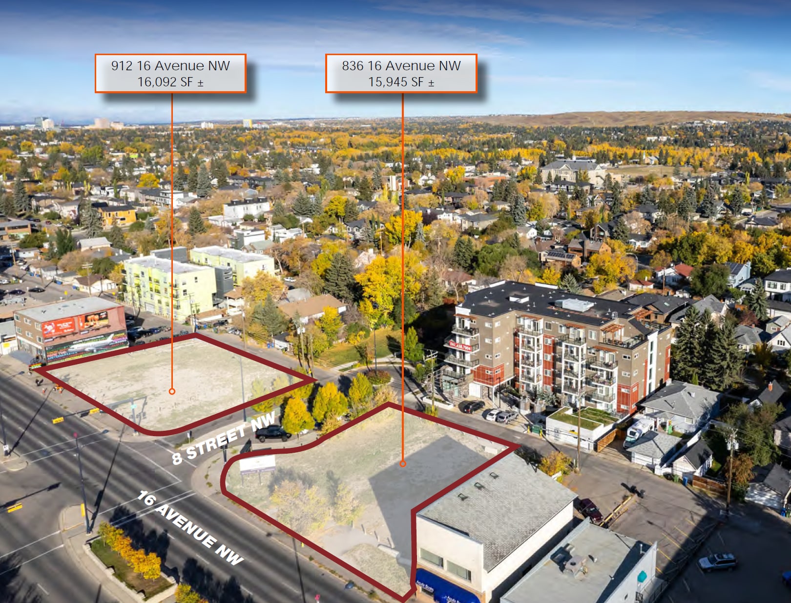 912 16 Ave, Calgary, AB for sale Aerial- Image 1 of 5