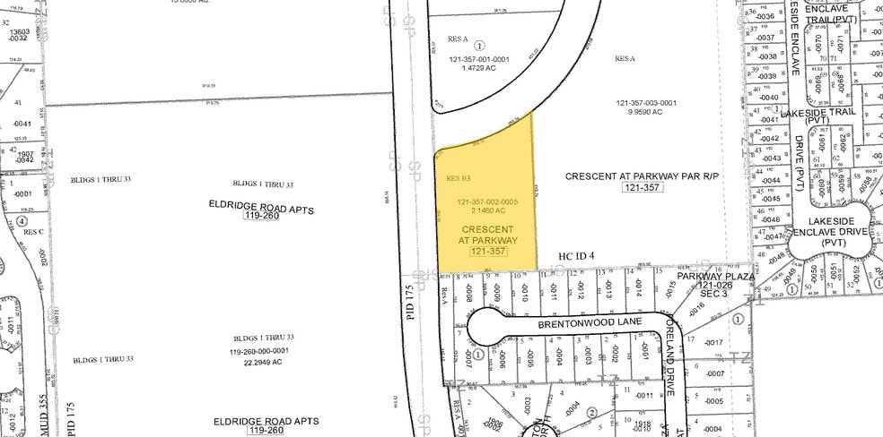 1809 Eldridge Pky, Houston, TX for lease - Plat Map - Image 2 of 2
