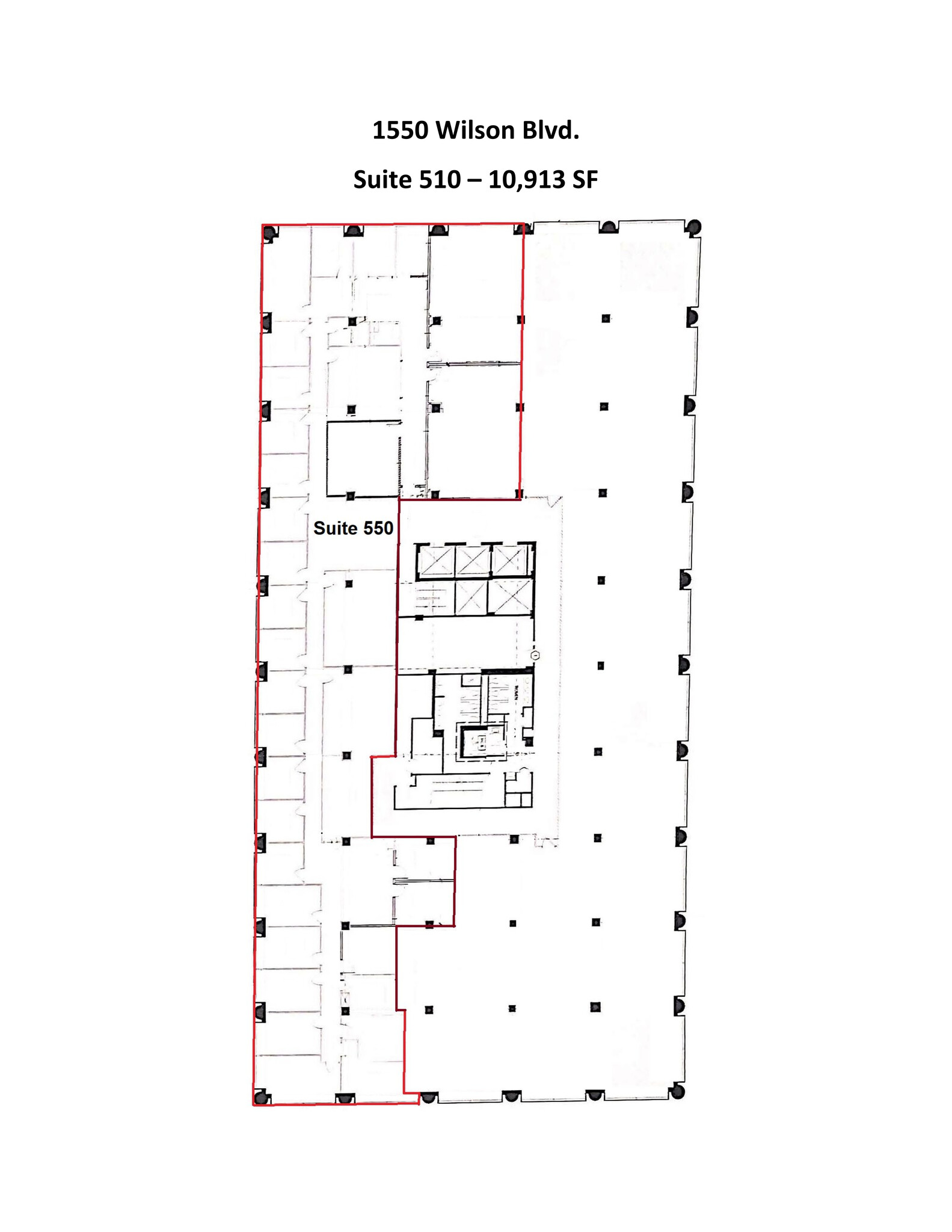 1560 Wilson Blvd, Arlington, VA for lease Site Plan- Image 1 of 1