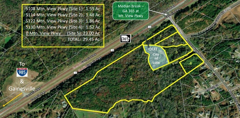 5108-5130 Mountain View Pky, Lula, GA for sale Building Photo- Image 1 of 1