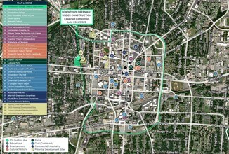 501 Guilford Ave, Greensboro, NC - AERIAL  map view - Image1