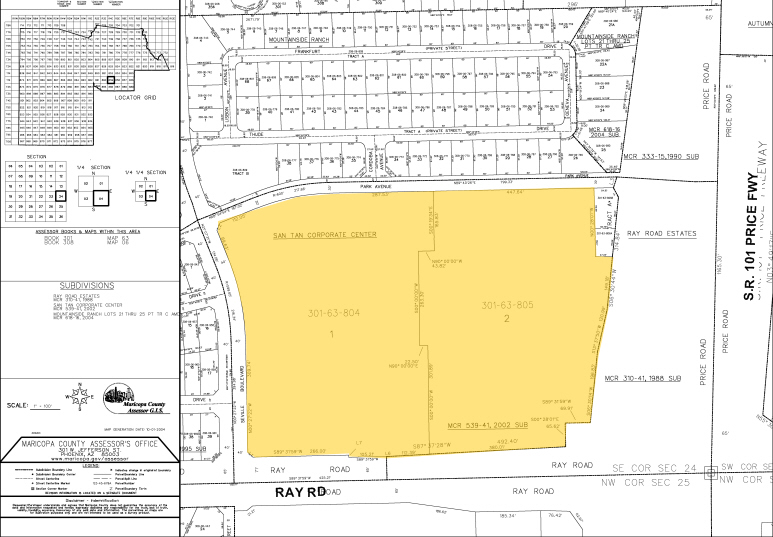 3100 W Ray Rd, Chandler, AZ for lease - Plat Map - Image 1 of 1