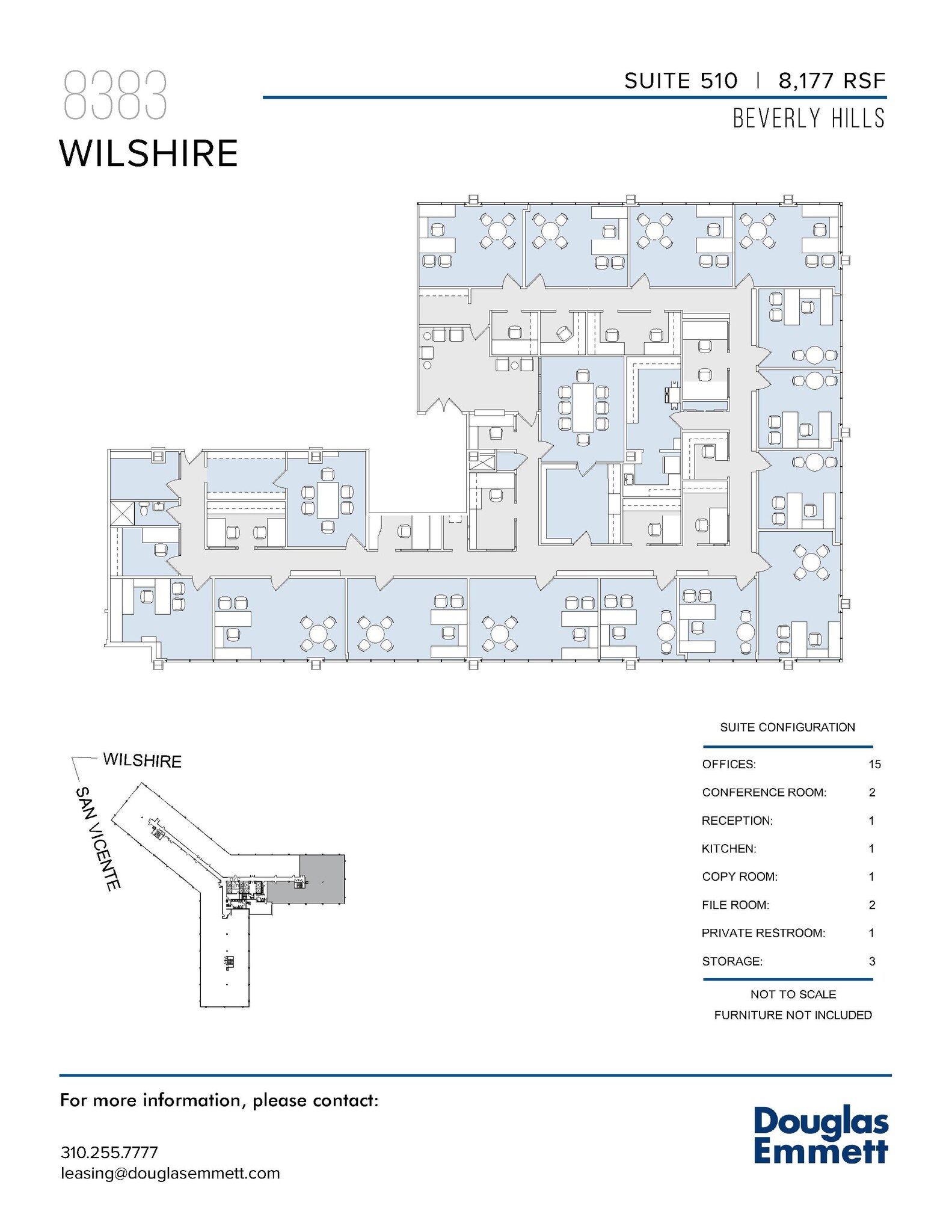 8383 Wilshire Blvd, Beverly Hills, CA for lease Floor Plan- Image 1 of 1