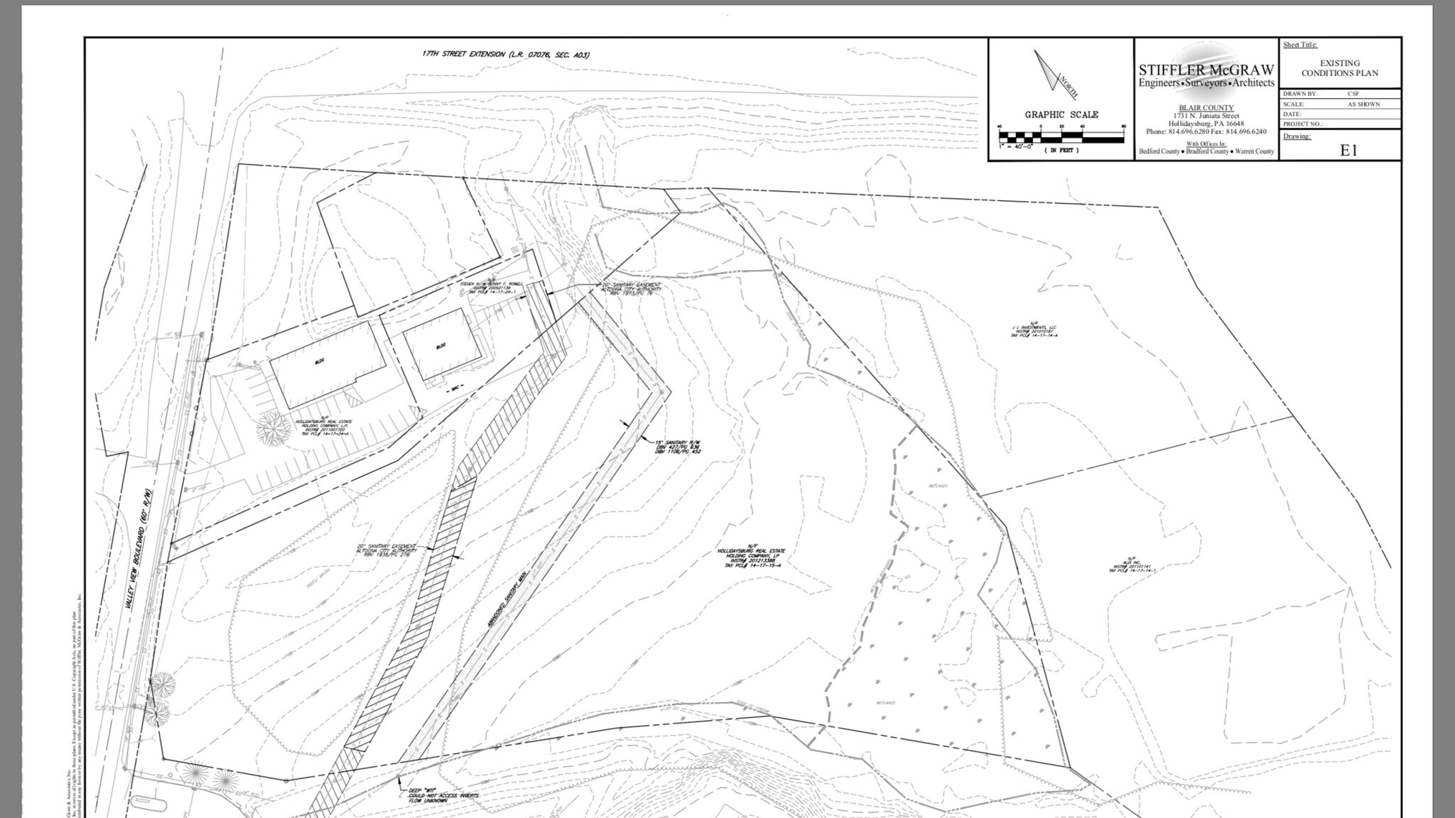 Valley View Blvd, Altoona, PA for sale Plat Map- Image 1 of 1