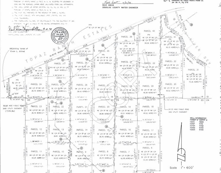 0 US Highway 208, Wellington, NV for sale - Plat Map - Image 3 of 5