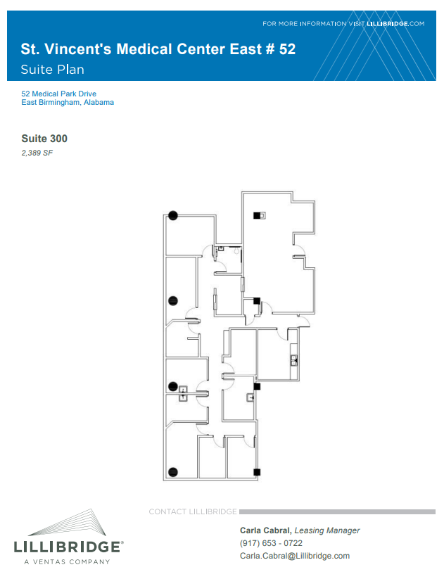 46-52 Medical Park Dr E, Birmingham, AL for lease Floor Plan- Image 1 of 2