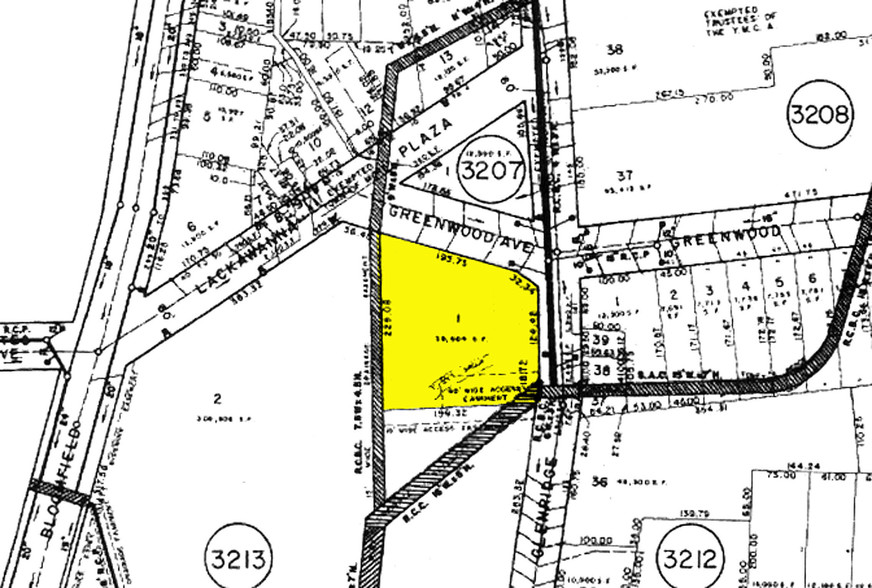 1 Greenwood Ave, Montclair, NJ for lease - Plat Map - Image 2 of 5