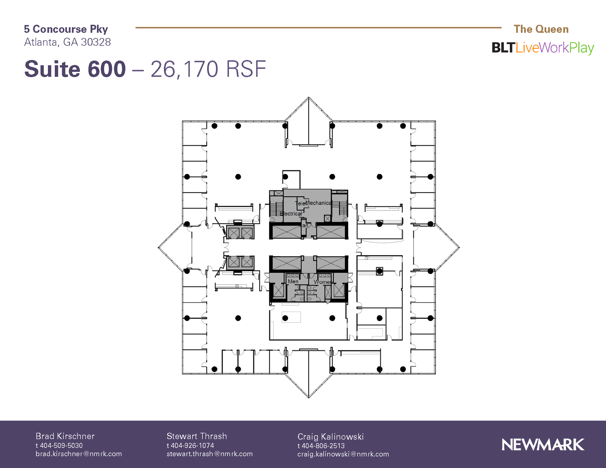 6 Concourse Pky NE, Atlanta, GA for lease Floor Plan- Image 1 of 1