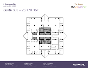 6 Concourse Pky NE, Atlanta, GA for lease Floor Plan- Image 1 of 1