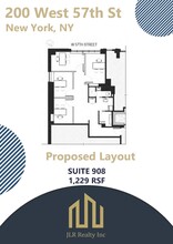 200 W 57th St, New York, NY for lease Floor Plan- Image 2 of 2