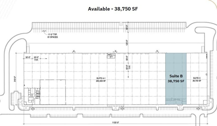 1150 Pleasant Ridge Rd, Greensboro, NC for lease - Floor Plan - Image 3 of 3