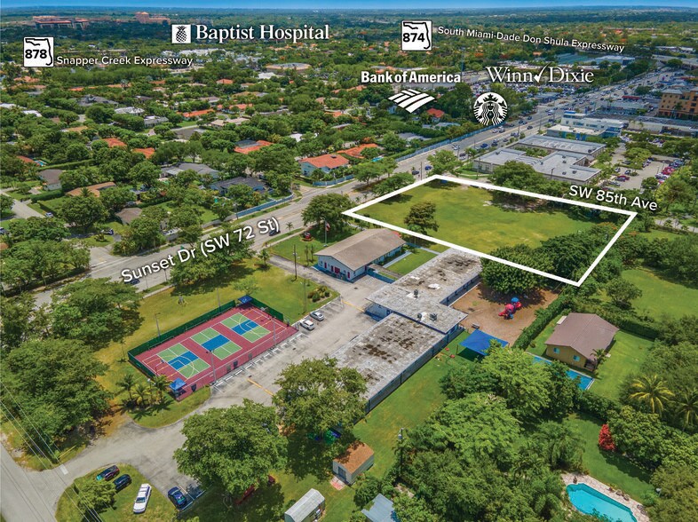 8445 Sunset Dr, Miami, FL for sale - Aerial - Image 1 of 1