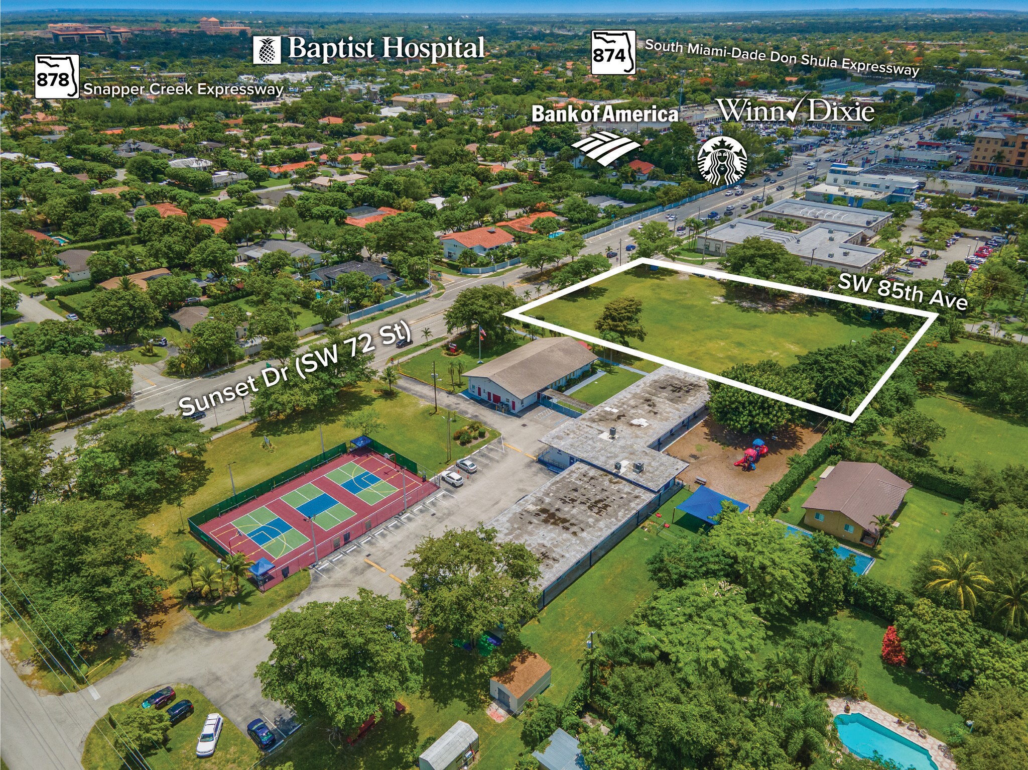 8445 Sunset Dr, Miami, FL for sale Aerial- Image 1 of 1