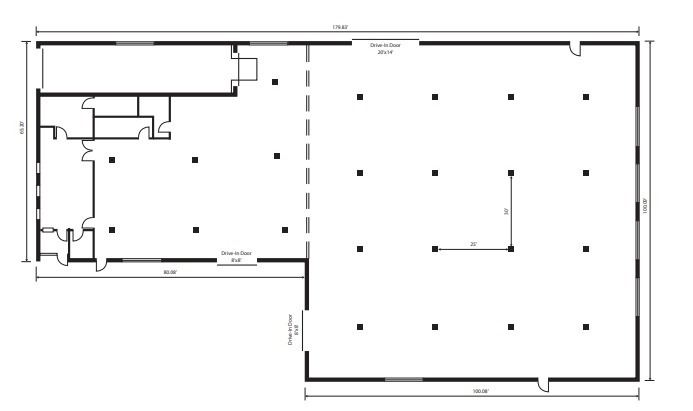 9611 Winona Ave, Schiller Park, IL for lease Floor Plan- Image 1 of 1