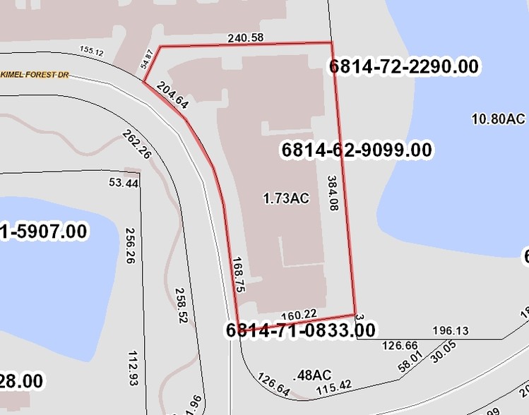 160 Kimel Forest Dr, Winston-Salem, NC for lease - Plat Map - Image 3 of 11