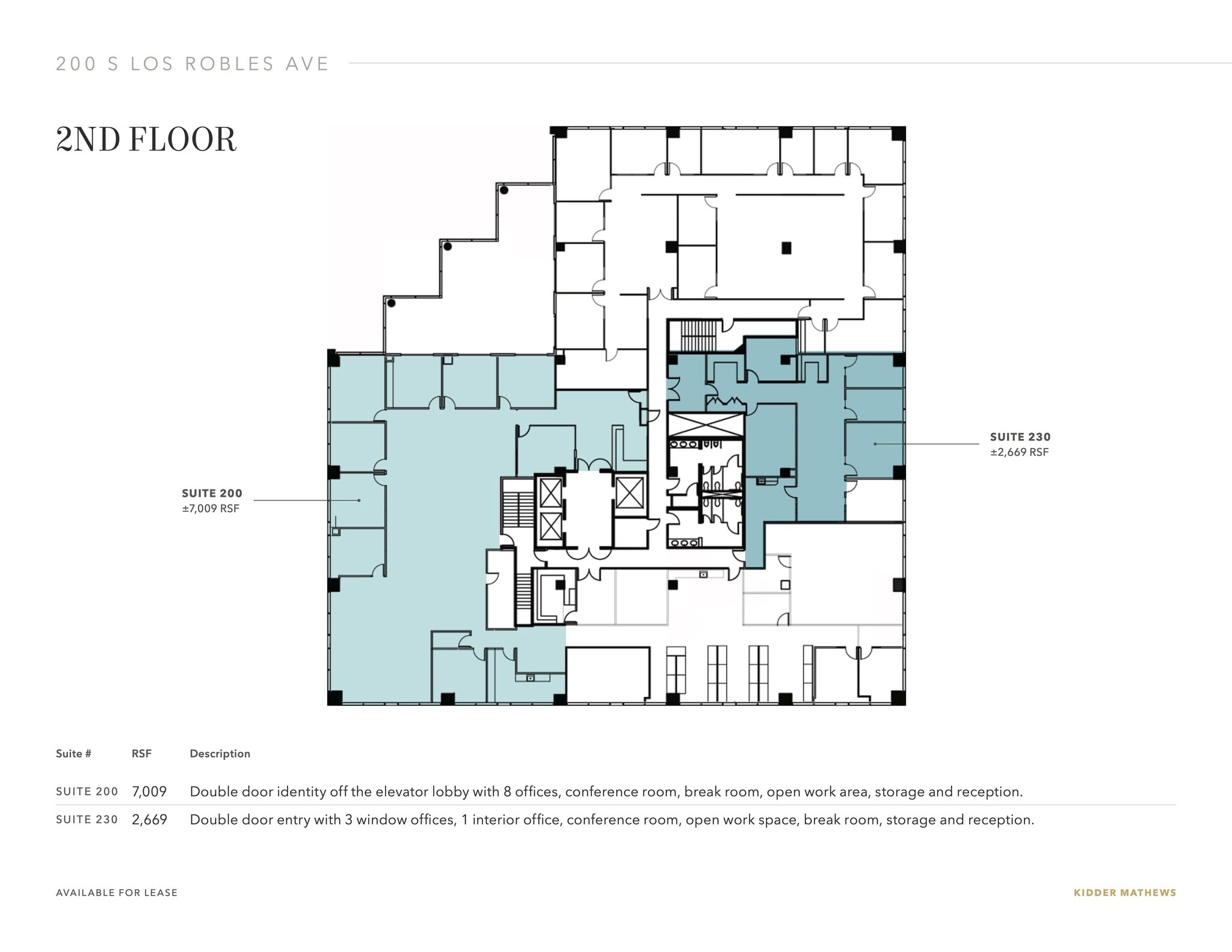 200 S Los Robles Ave, Pasadena, CA for lease Floor Plan- Image 1 of 1
