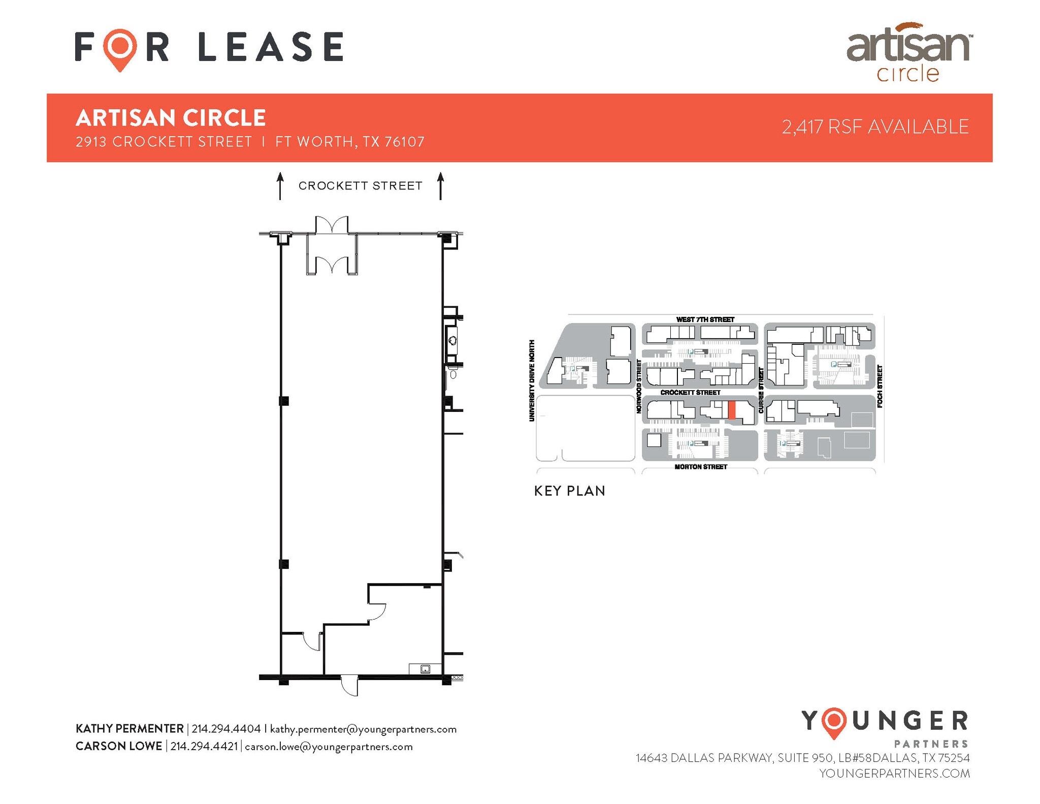 2973 W 7th St, Fort Worth, TX for lease Floor Plan- Image 1 of 1
