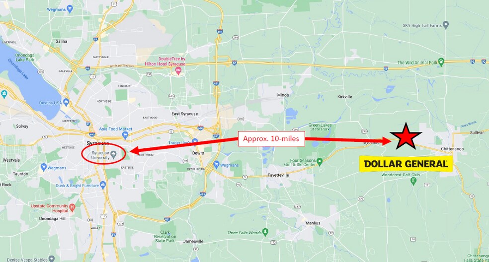 1414 NY5, Chittenango, NY 13037 Dollar General Chittenango, NY