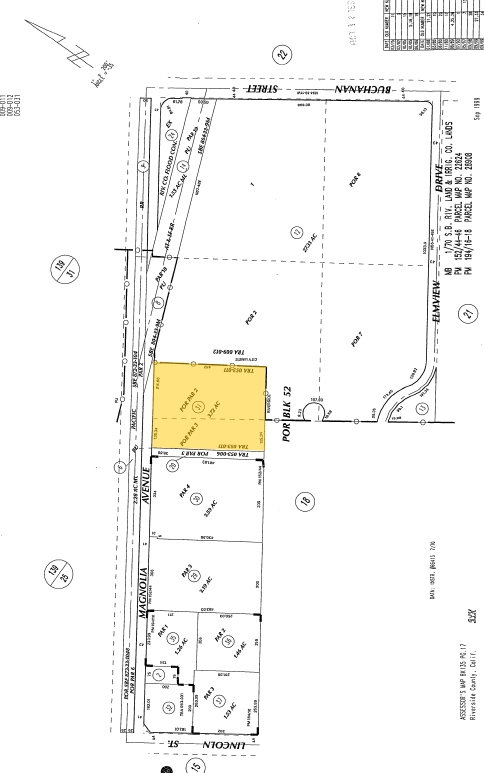 12490 Magnolia Ave, Riverside, CA for lease Plat Map- Image 1 of 5