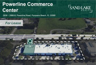 2939-2999 N Powerline Rd, Pompano Beach, FL for lease Aerial- Image 2 of 14