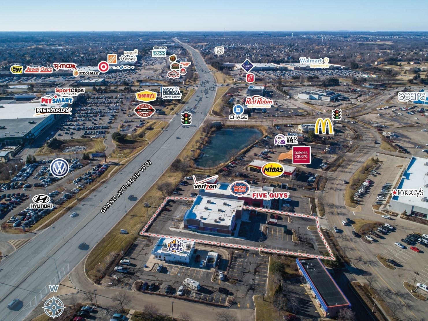 6300 Grand Ave, Gurnee, IL 60031 Retail for Sale