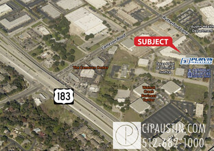 1601 Rutherford Ln, Austin, TX - aerial  map view - Image1