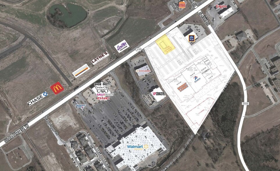 3621 West SH 31 Business, Corsicana, TX for lease - Site Plan - Image 1 of 1