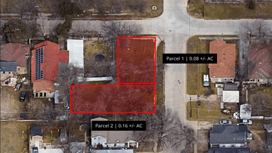 501 Page Ave & 2408 S Jennings ave, Fort Worth, TX - aerial  map view