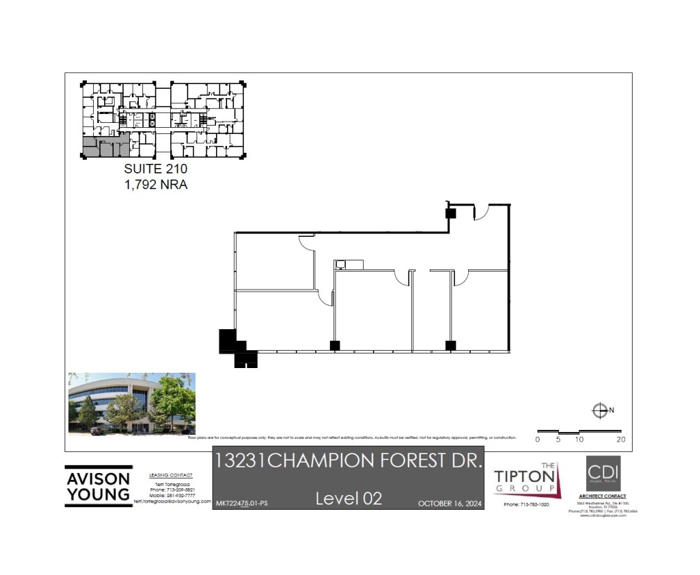 13231 Champion Forest Dr, Houston, TX for lease Floor Plan- Image 1 of 1