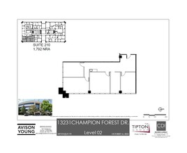 13231 Champion Forest Dr, Houston, TX for lease Floor Plan- Image 1 of 1