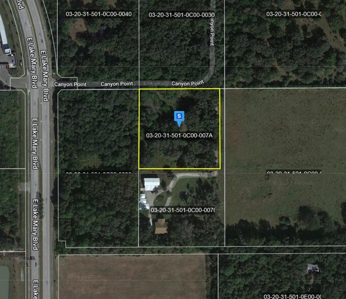 Canyon Pt, Sanford, FL for sale - Plat Map - Image 2 of 2