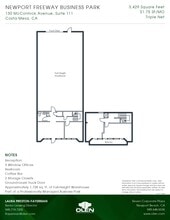 3176 Pullman St, Costa Mesa, CA for lease Floor Plan- Image 1 of 1