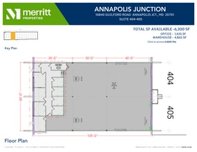 10840 Guilford Rd, Annapolis Junction, MD for lease Floor Plan- Image 1 of 1
