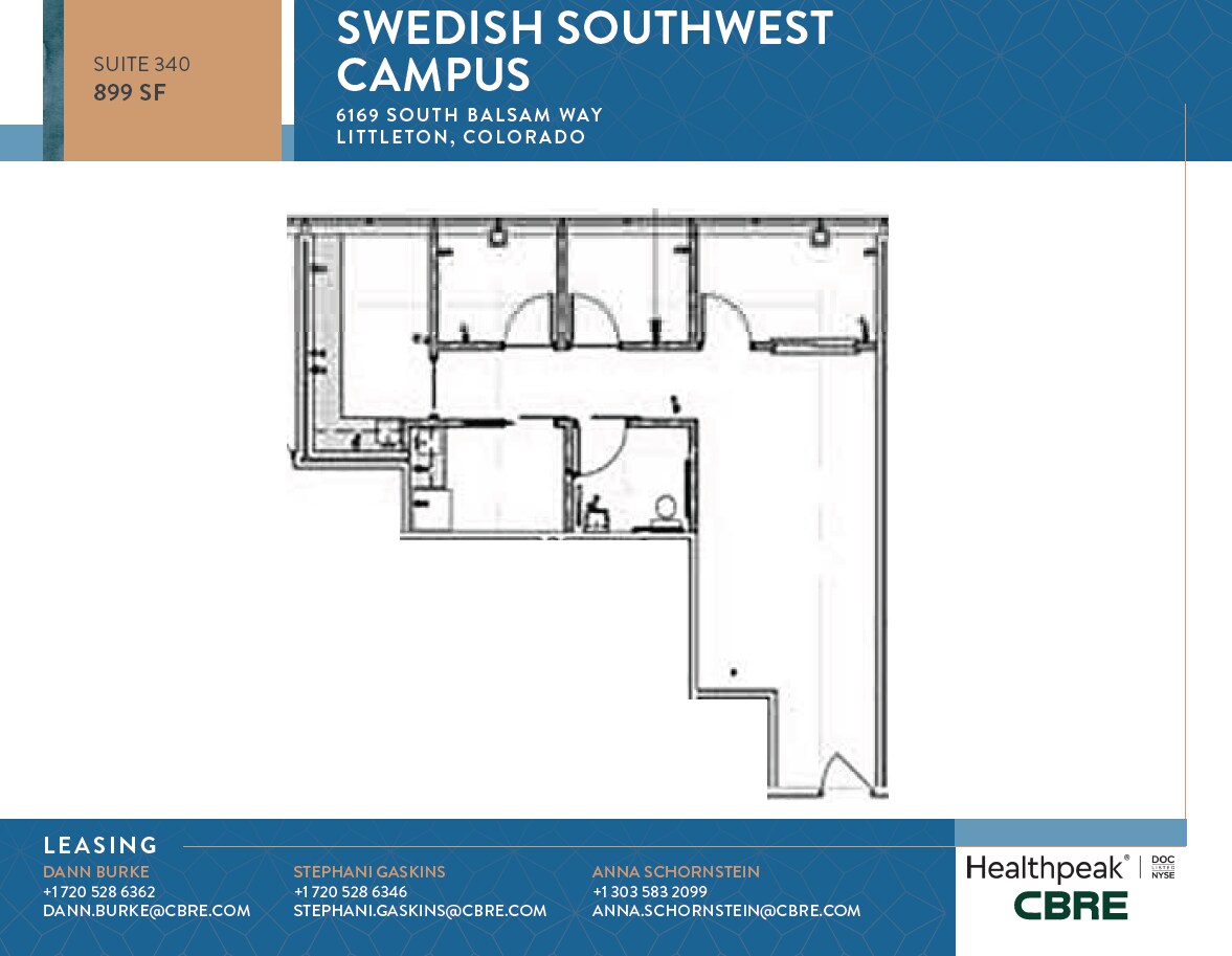 6179 S Balsam Way, Littleton, CO for lease Floor Plan- Image 1 of 2