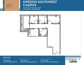 6179 S Balsam Way, Littleton, CO for lease Floor Plan- Image 1 of 2