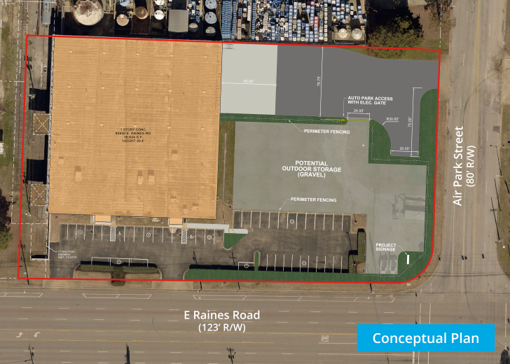 3926-3930 E Raines Rd, Memphis, TN for lease - Aerial - Image 2 of 7