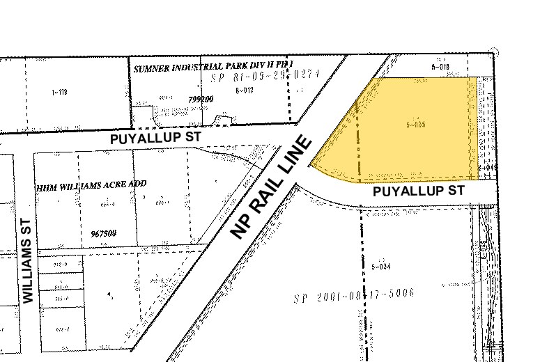 14901 Puyallup St E, Sumner, WA for sale - Plat Map - Image 1 of 1