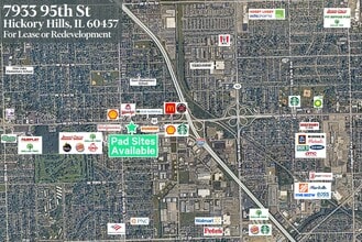 7933 W 95th St, Hickory Hills, IL - Aerial map view - Image1