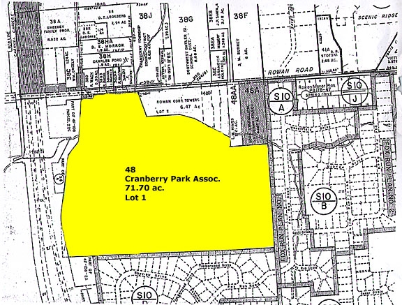 8032 Rowan Rd, Cranberry Township, PA for sale - Plat Map - Image 2 of 6