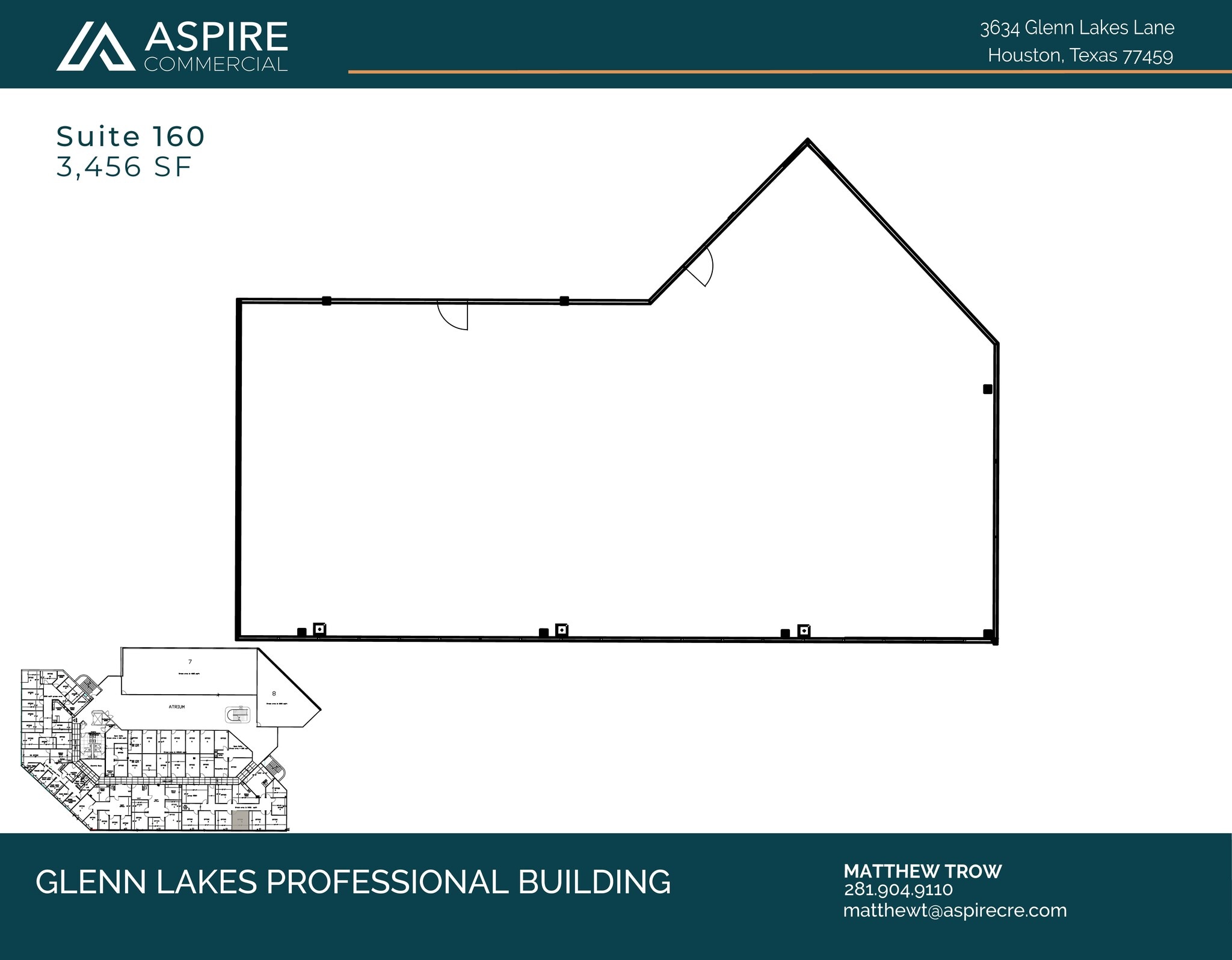3634 Glenn Lakes Lane, Missouri City, TX for lease Floor Plan- Image 1 of 1