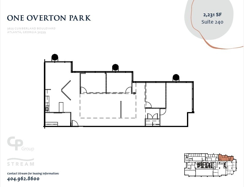 3625 Cumberland Blvd SE, Atlanta, GA for lease Floor Plan- Image 1 of 1