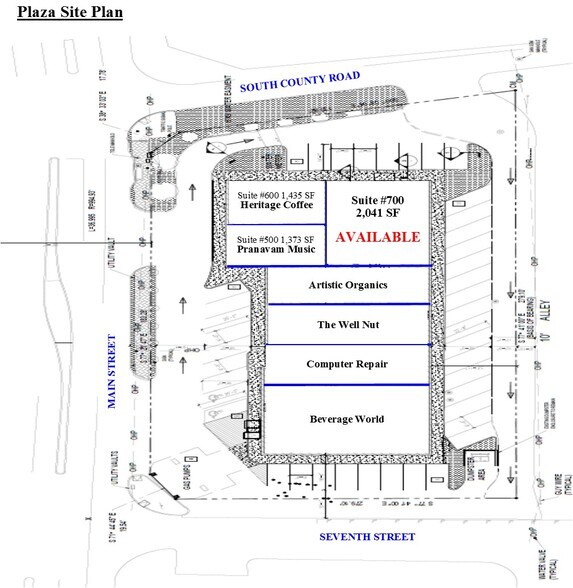 7227 W Main St, Frisco, TX for lease - Site Plan - Image 2 of 3