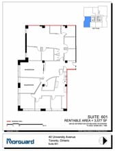40 University Ave, Toronto, ON for lease Floor Plan- Image 1 of 1
